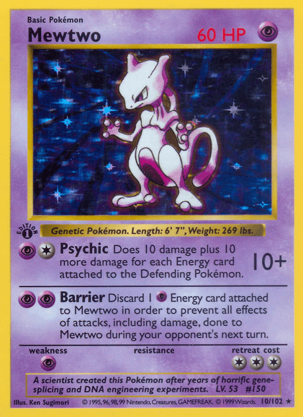 Mewtwo, 10/102, Unlimited