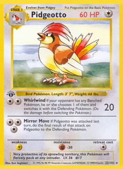 Pidgeotto, 22/102, Unlimited