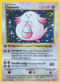 Chansey, 3/102, Unlimited