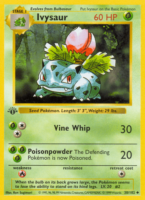 Ivysaur, 30/102, Unlimited