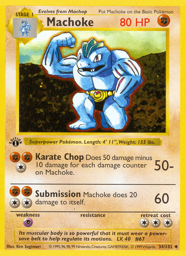 Machoke, 34/102, Unlimited