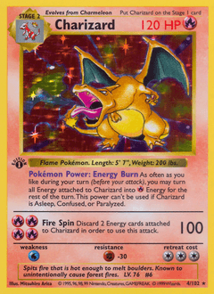 Charizard, 4/102, 1st Edition