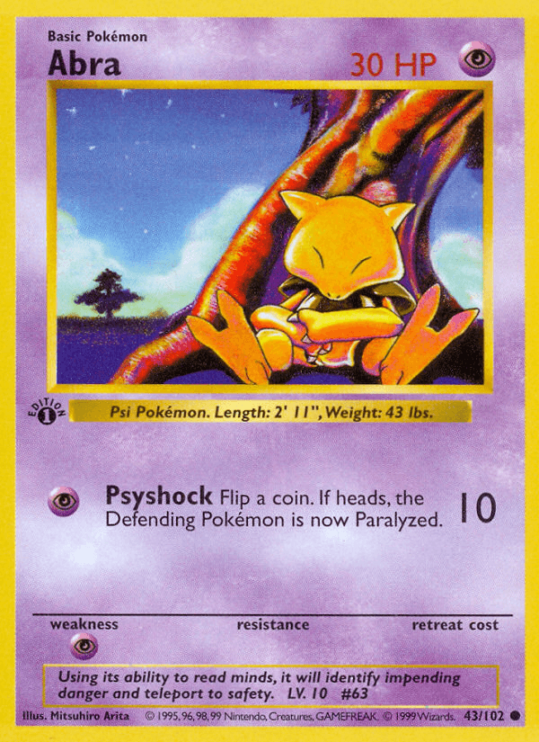 Abra, 43/102, Unlimited