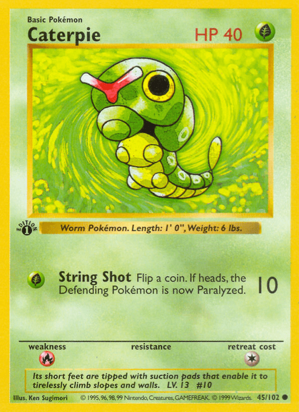 Caterpie, 45/102, Unlimited
