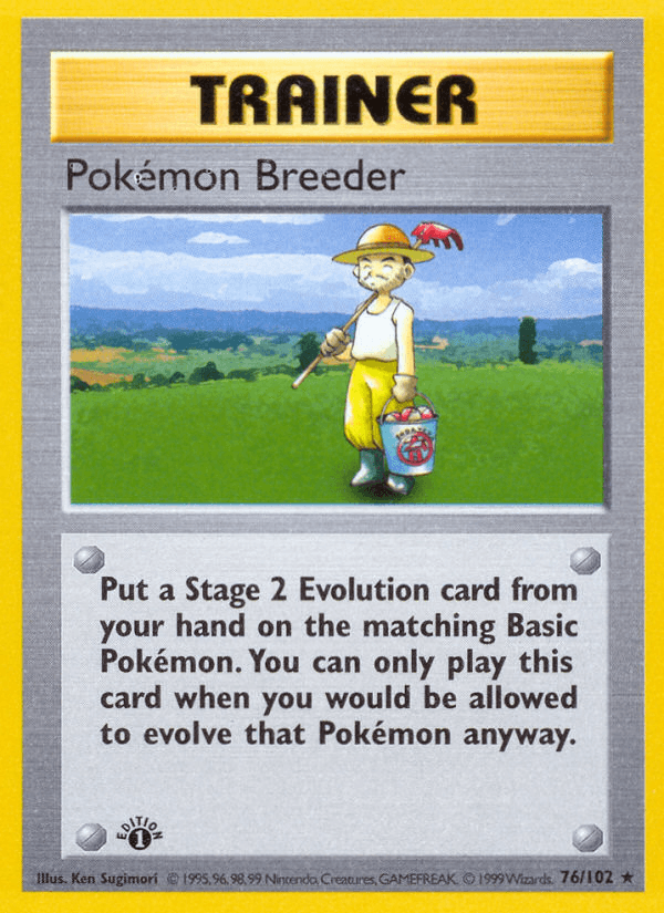 Pokémon Breeder, 76/102, Unlimited