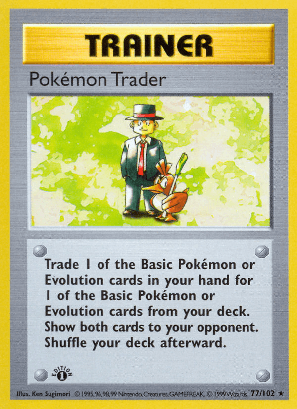 Pokémon Trader, 77/102, Unlimited