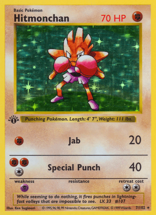Hitmonchan, 7/102, Unlimited