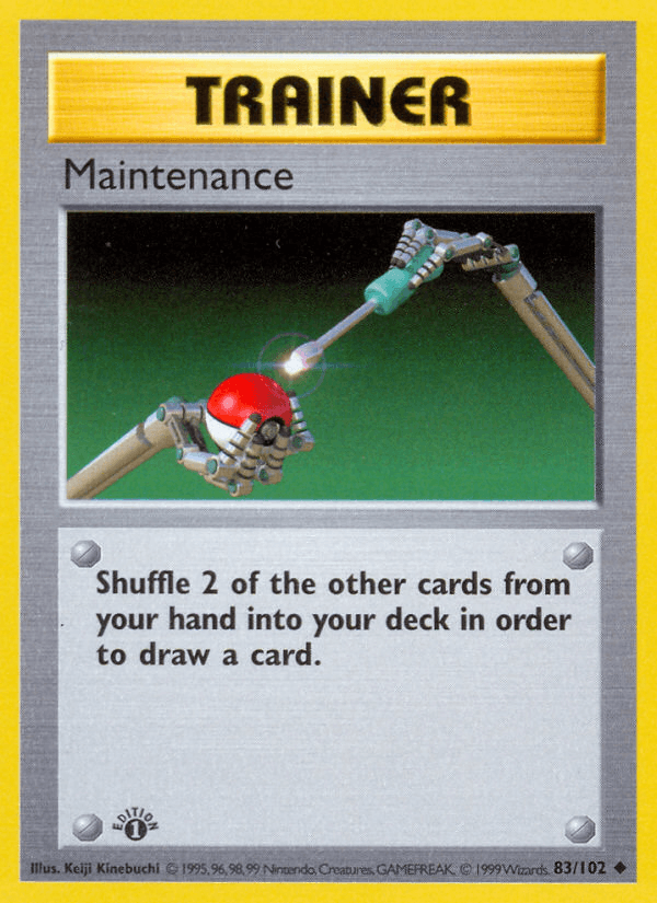 Maintenance, 83/102, Unlimited
