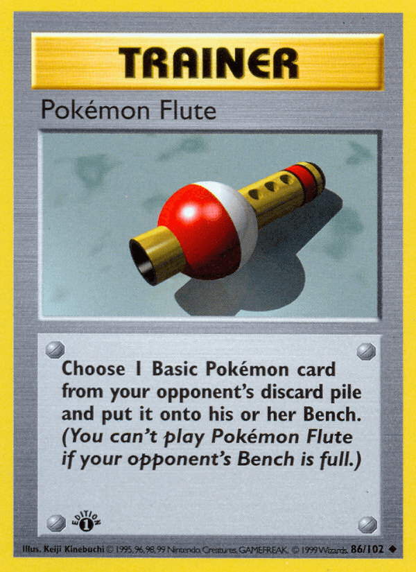 Pokémon Flute, 86/102, Unlimited