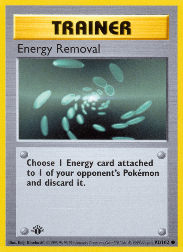 Energy Removal, 92/102, Unlimited