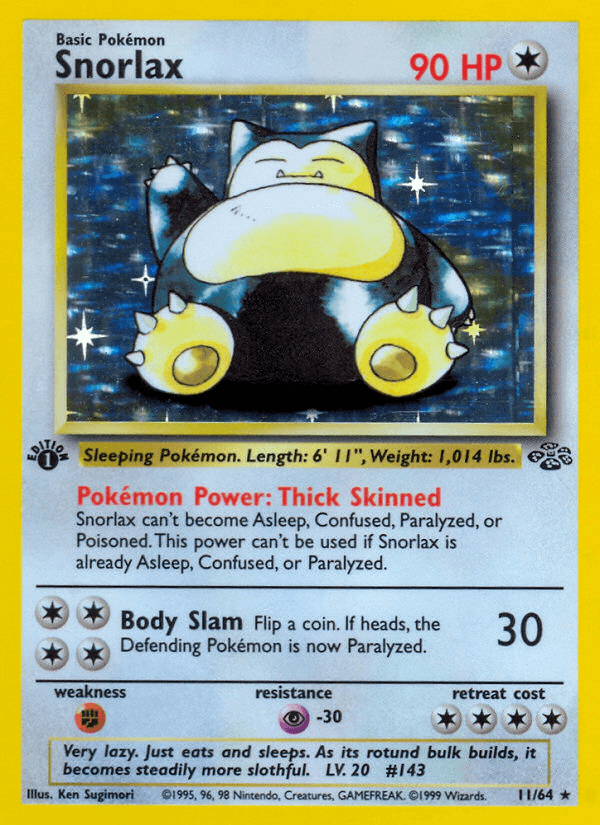 Snorlax, 11/64, Unlimited