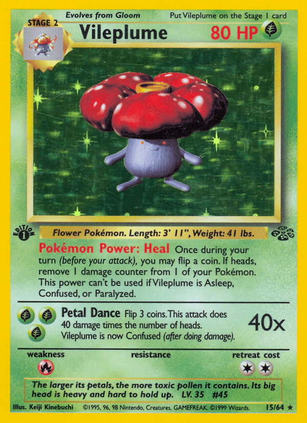 Vileplume, 15/64, Unlimited