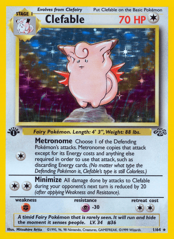 Clefable, 1/64, Unlimited