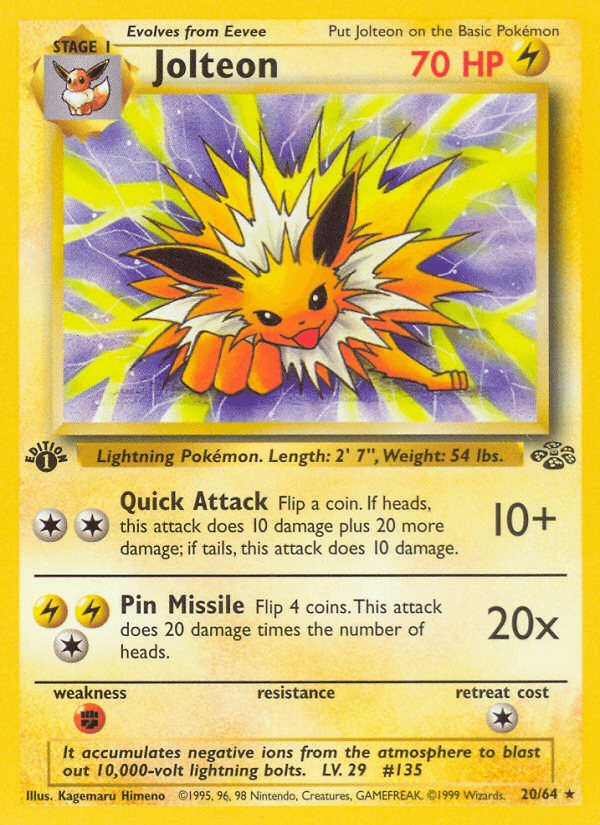 Jolteon, 20/64, Unlimited