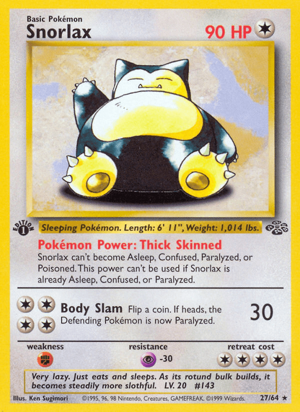 Snorlax, 27/64, Unlimited