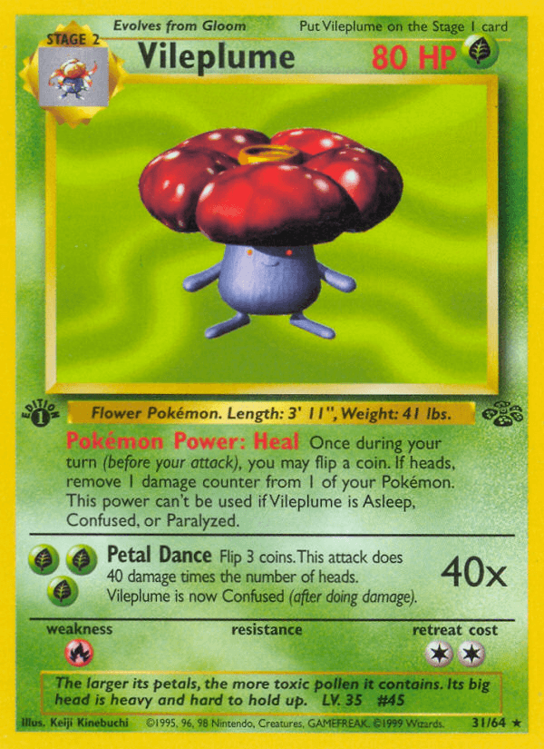 Vileplume, 31/64, Unlimited