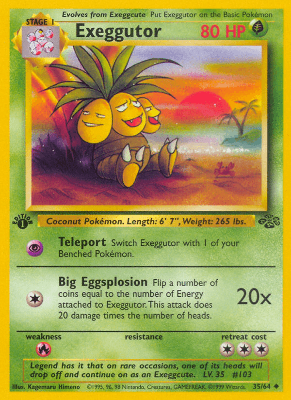 Exeggutor, 35/64, Unlimited