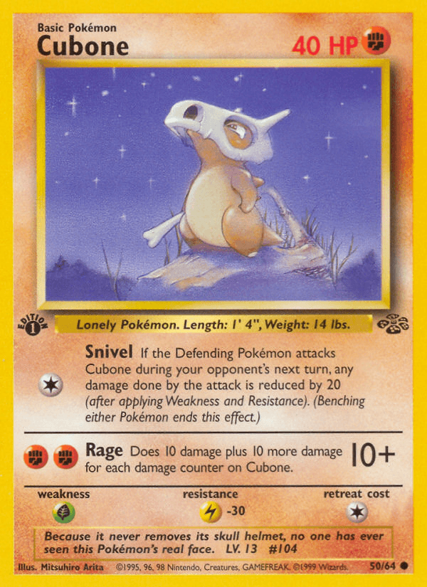 Cubone, 50/64, Unlimited