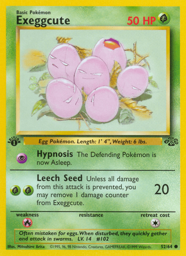 Exeggcute, 52/64, Unlimited