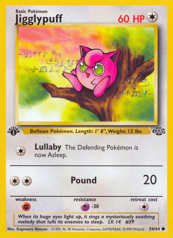Jigglypuff, 54/64, Unlimited