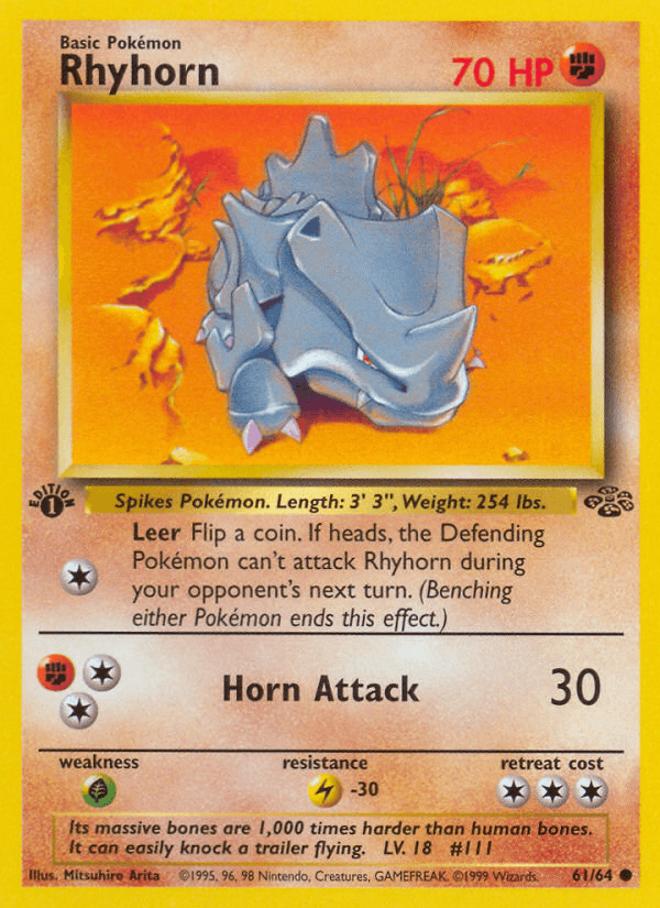 Rhyhorn, 61/64, Unlimited