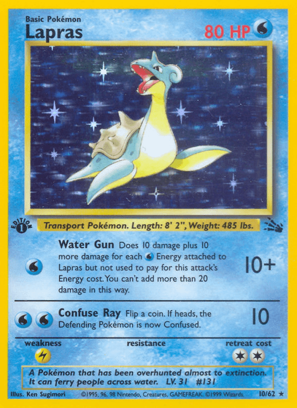 Lapras, 10/62, Unlimited