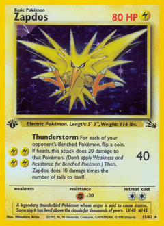 Zapdos, 15/62, Unlimited