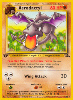 Aerodactyl, 16/62, Unlimited
