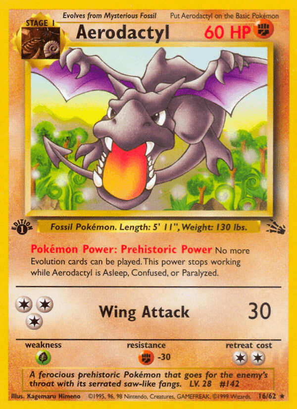 Aerodactyl, 16/62, Unlimited