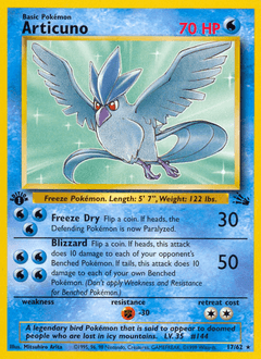 Articuno, 17/62, Unlimited