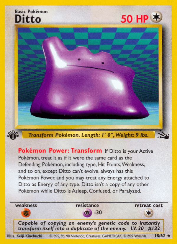 Ditto, 18/62, Unlimited
