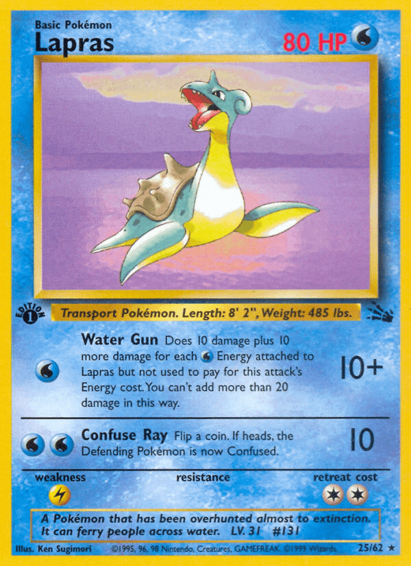 Lapras, 25/62, Unlimited