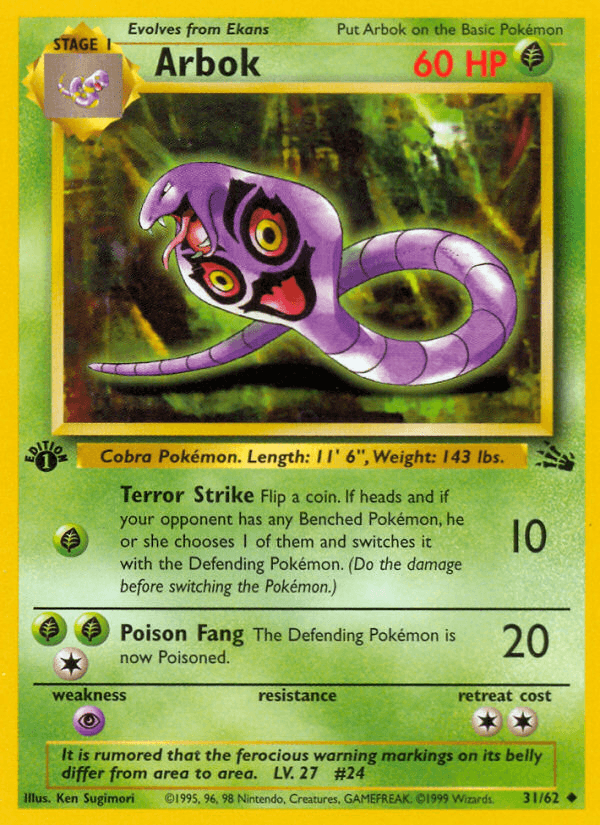 Arbok, 31/62, Unlimited
