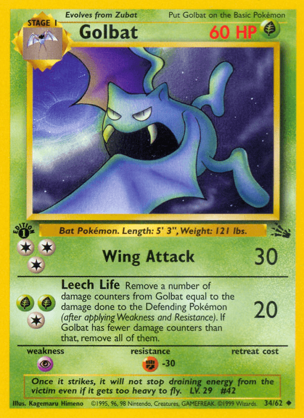 Golbat, 34/62, Unlimited