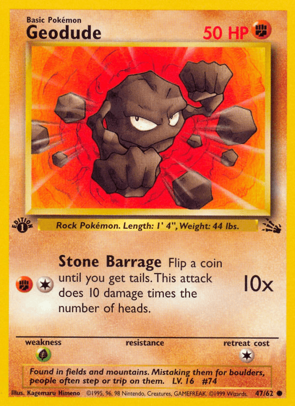 Geodude, 47/62, Unlimited