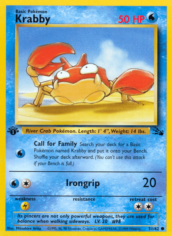 Krabby, 51/62, Unlimited