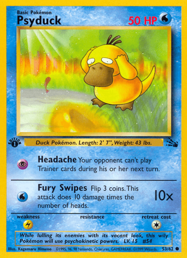 Psyduck, 53/62, Unlimited