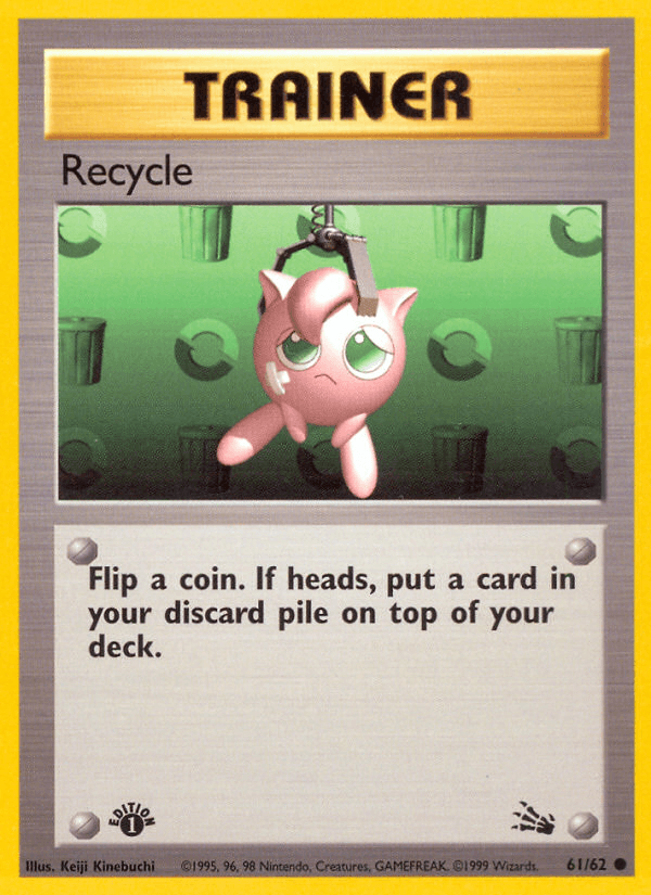 Recycle, 61/62, Unlimited