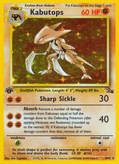 Kabutops, 9/62, Unlimited