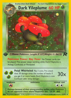 Dark Vileplume, 13/82, Unlimited