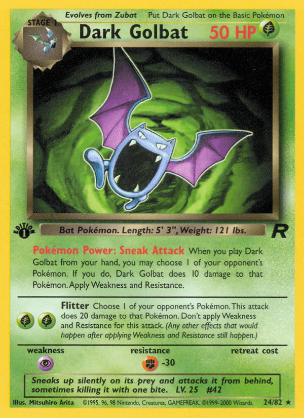 Dark Golbat, 24/82, Unlimited