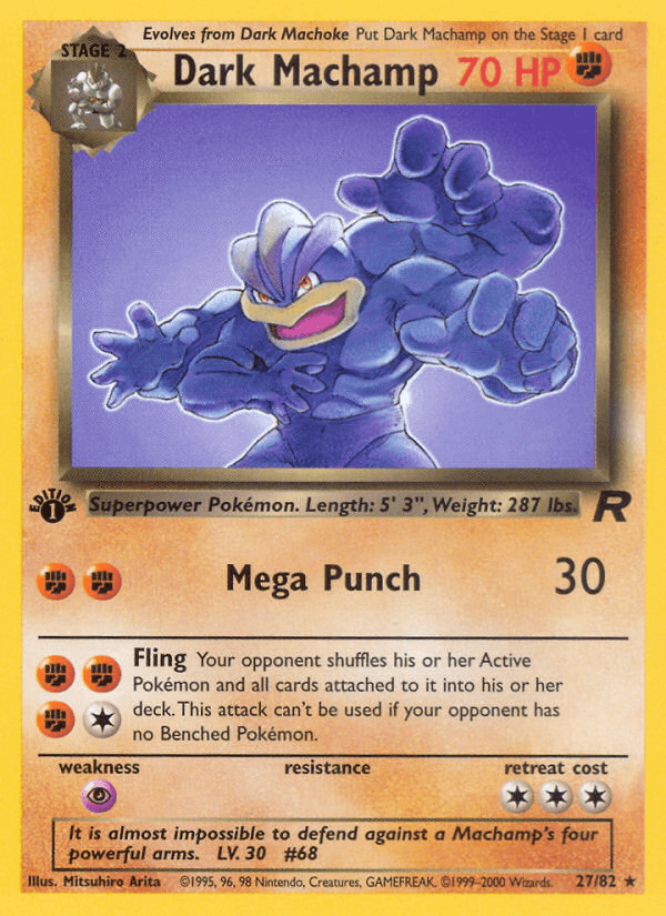 Dark Machamp, 27/82, Unlimited