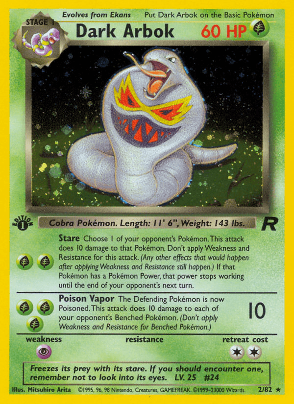 Dark Arbok, 2/82, Unlimited