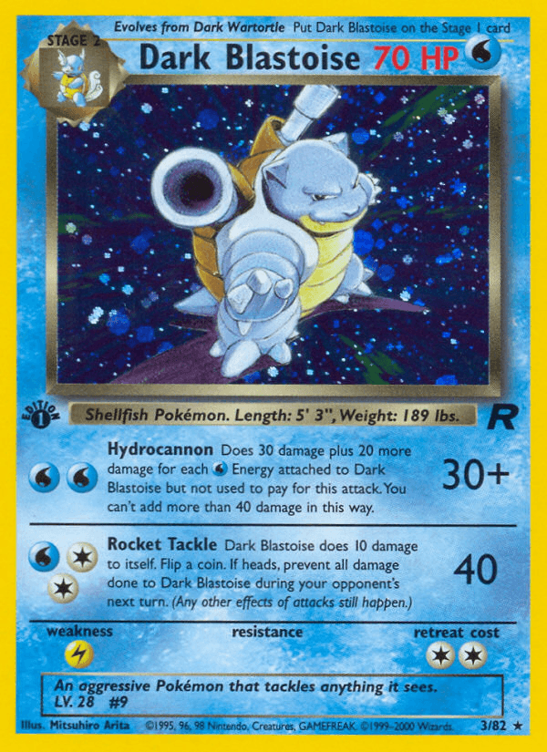 Dark Blastoise, 3/82, Unlimited
