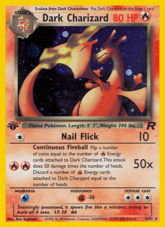 Dark Charizard, 4/82, Unlimited