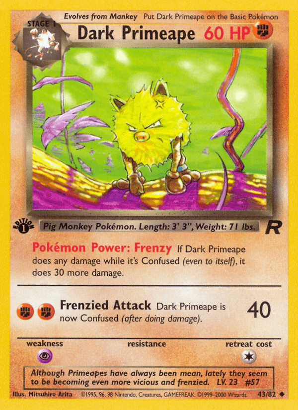 Dark Primeape, 43/82, Unlimited