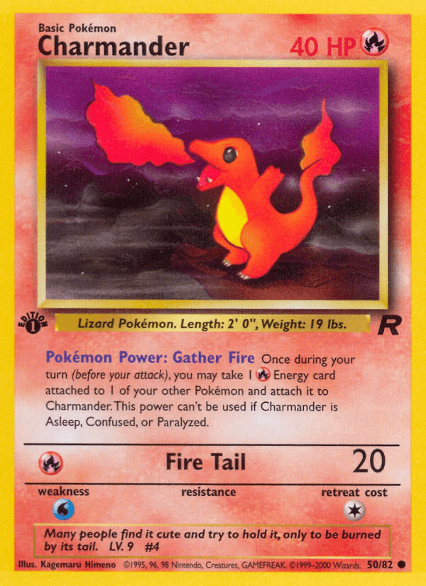 Charmander, 50/82, Unlimited