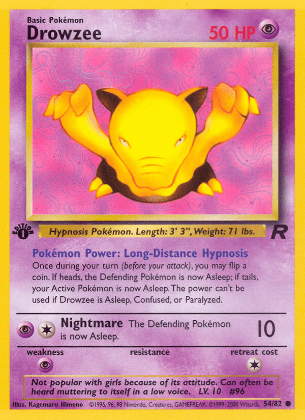 Drowzee, 54/82, Unlimited