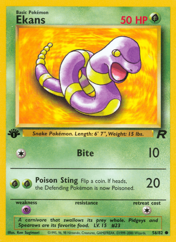 Ekans, 56/82, Unlimited