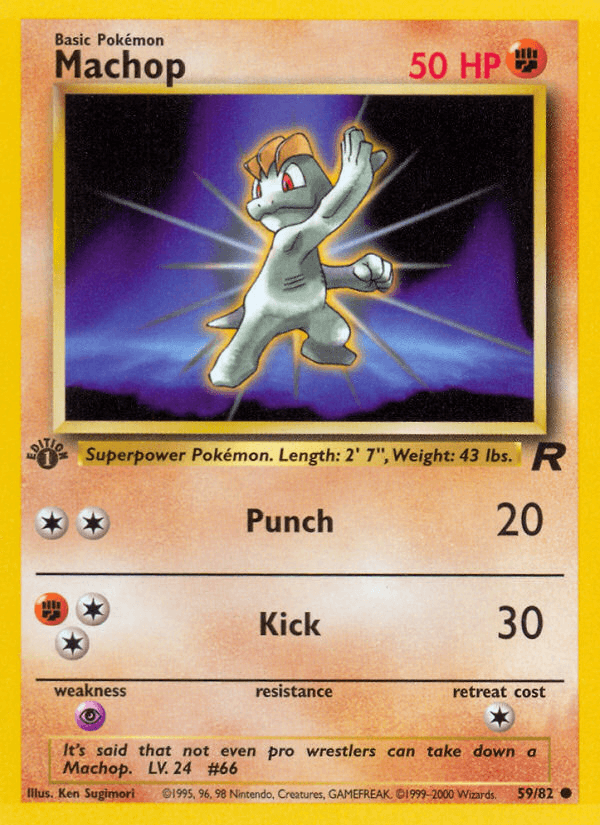 Machop, 59/82, Unlimited
